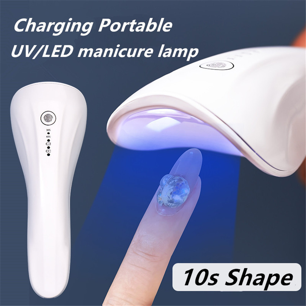 미니 매니큐어 LED UV 램프 손톱 UV 손전등 폴란드어 건조기 휴대용 젤 램프